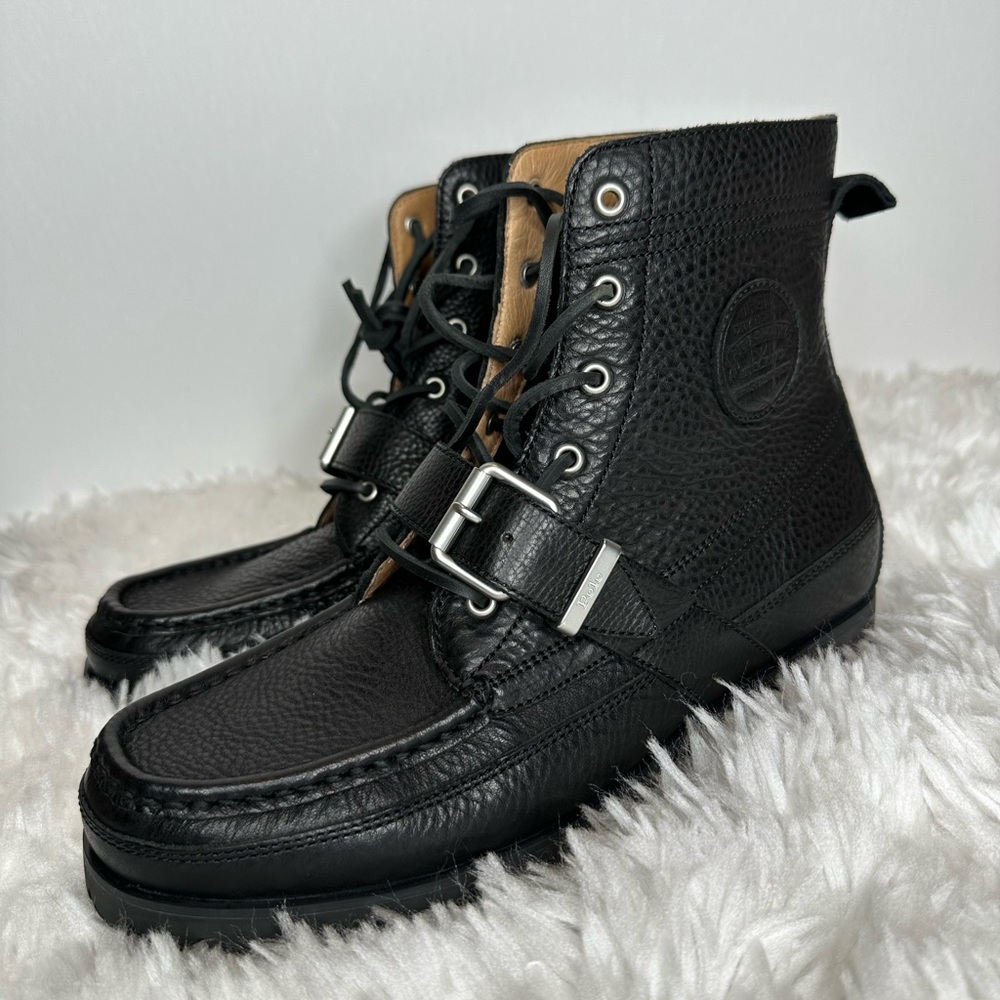 Size 9.5 Men’s Ralph Lauren Polo Country Black Boots